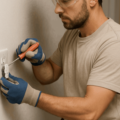 Electrical panel upgrade and recessed lighting installation during NYC home renovation